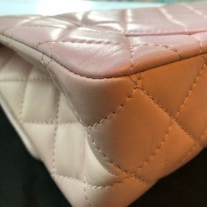 Chanel reissue 227 in pink. Additional photos.